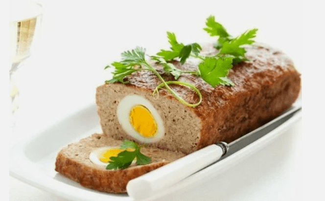 Рулон мяса с яйцом в диете Ducan